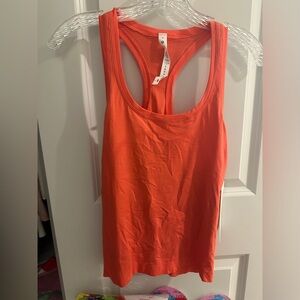 Lululemon swiftly tech orange tank NWT!